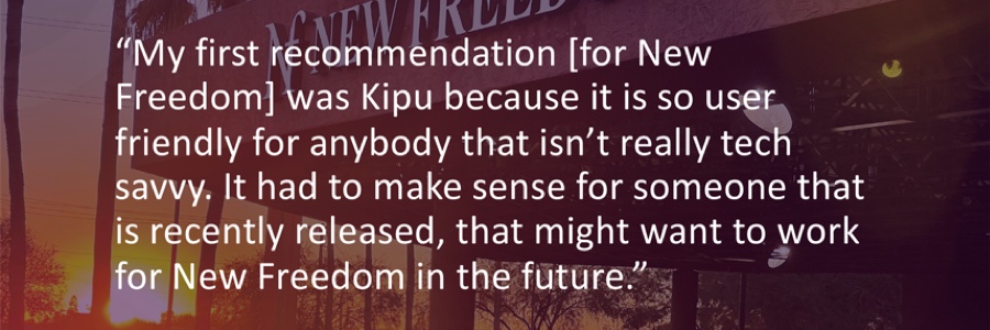 Kipu Success Stories: New Freedom