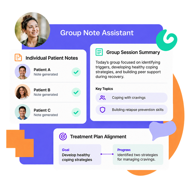 Group Note Assistant Dashboard Kipu